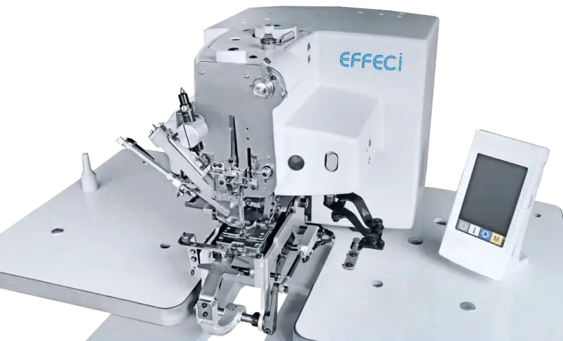 Maquina de costura pregar botões Effeci AMB 289A, com tampo e bancada