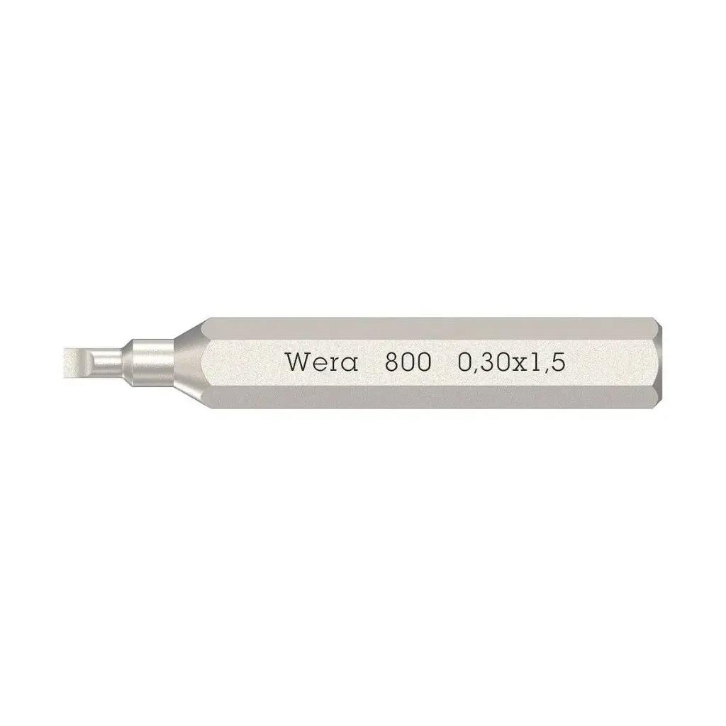 Micro bit 0,3 x 1,5 x 30mm Wera