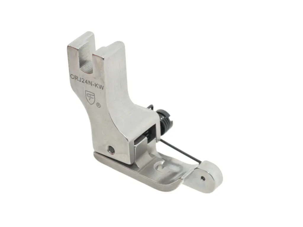 Calcador compensador direito estreito para grossos com mola para passar costuras 2.4mm EverPeak 