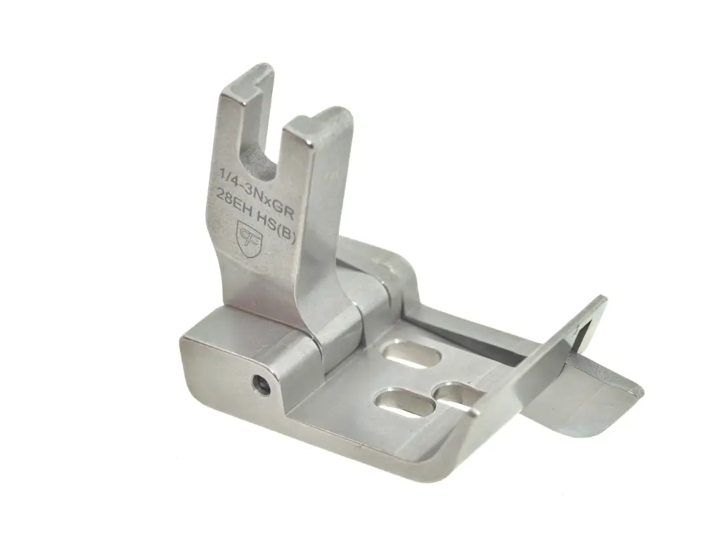 Calcador 3 agulhas para Juki MH380 1/4 (1/8+1/8) - 6.4mm com guia direito a 2.8mm EverPeak