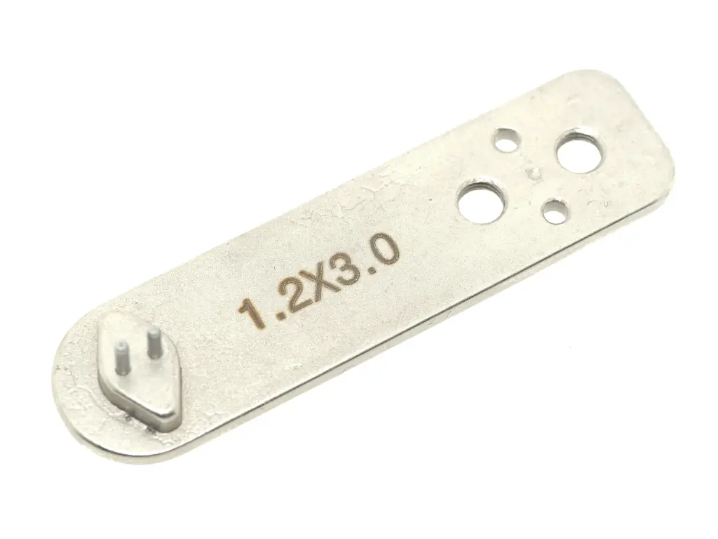 Matriz / transportador para carregador de botões de 2 furos 1.2x3.0mm para maquina de botões