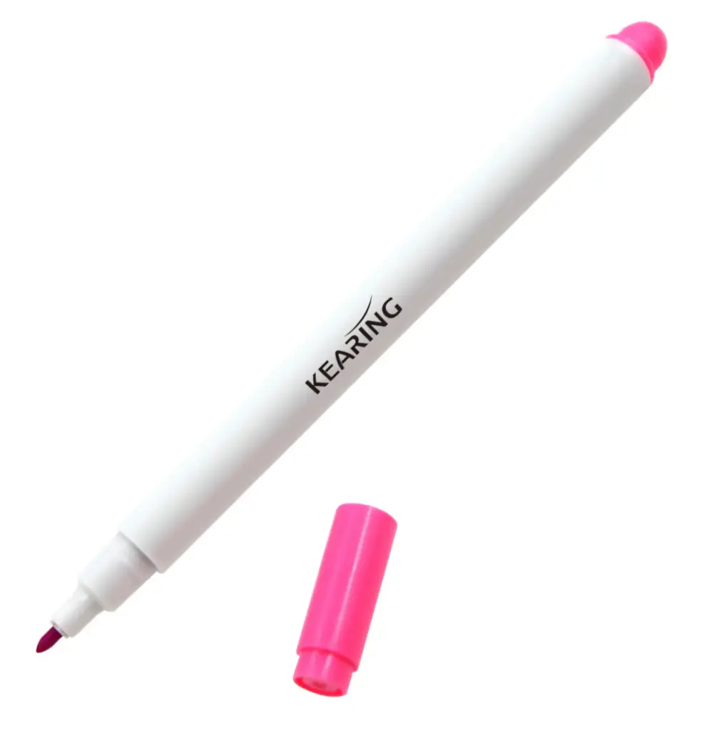 Caneta apagável com ar de cor rosa unid