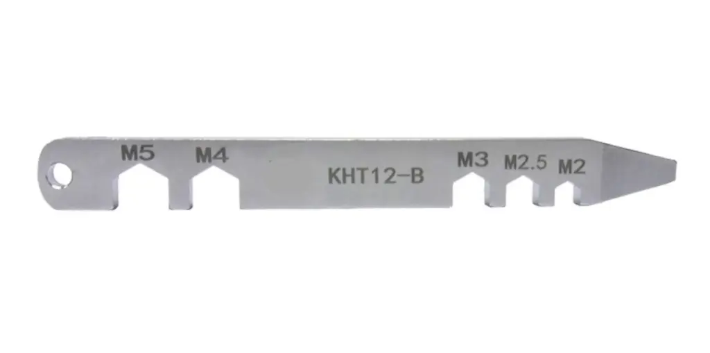 Chave de afinações de maquina de costura ( Fendas / M5/M4/M3/M2,5/M2 )