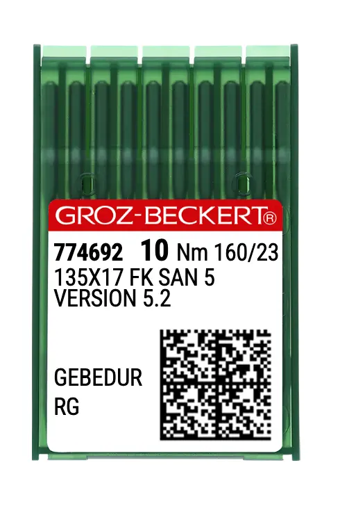 Agulhas 135X17 FK SAN 5 GEBEDUR RG - 160
