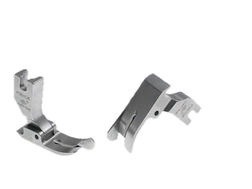 1N uptail standard foot with build-in right edge-guide 