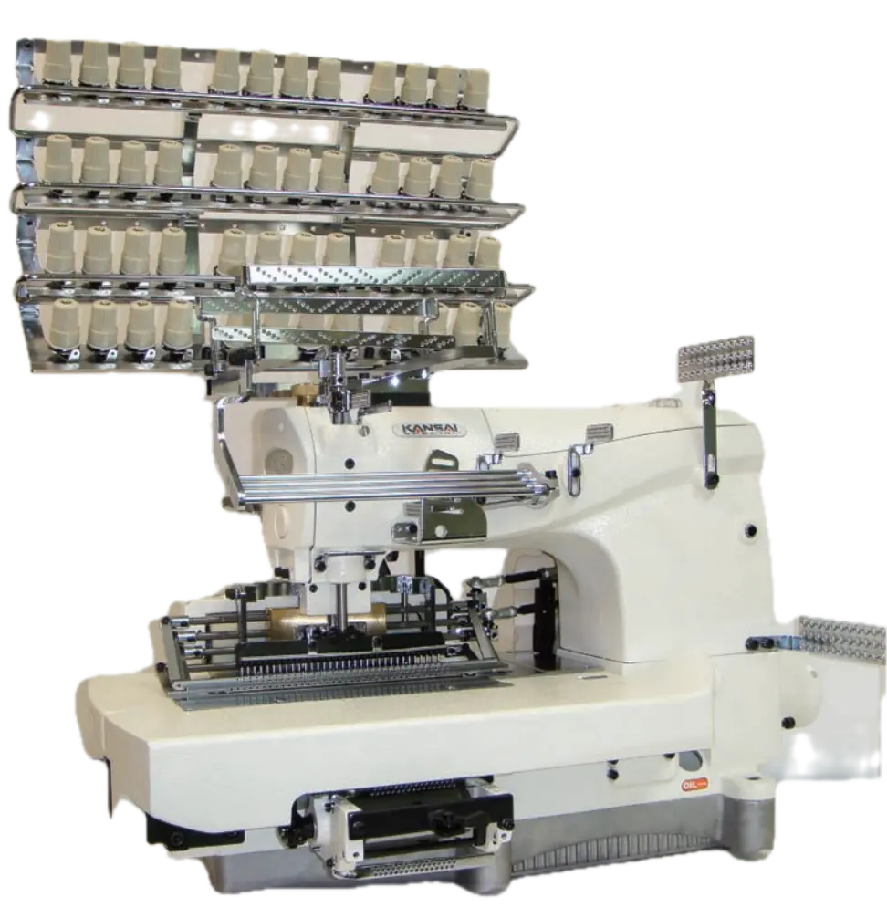 Maquina de costura  33 Agulhas, 4.8mm Kansai Special NB1433PQ-3/16