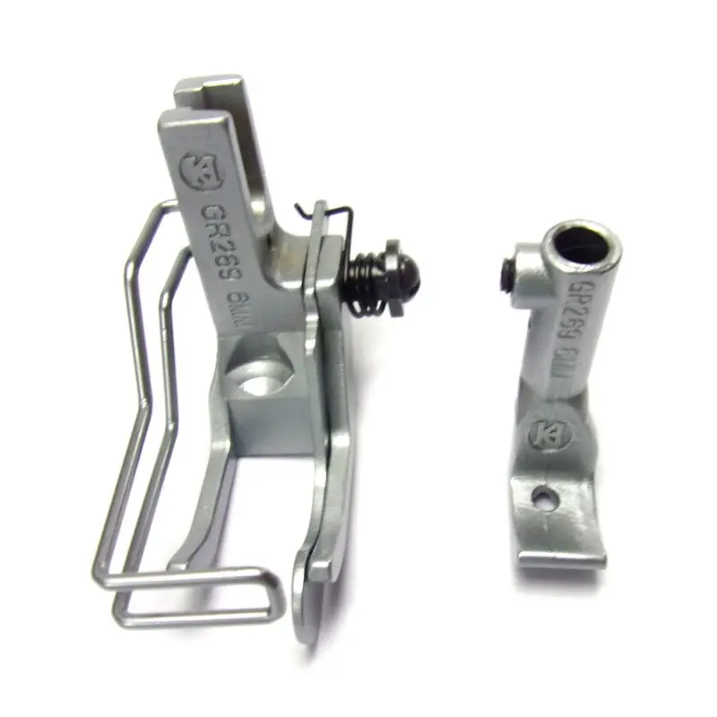 Conjunto de calcadores de triplo arrasto com guia direito a 5mm