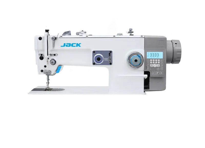 Maquina de costura ponto preso Jack A5E-B-H-7 AMH2, com motor servo