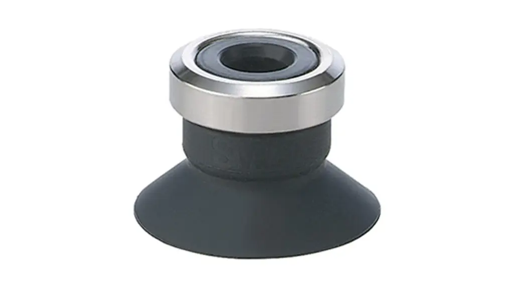 Ventosa pneumática 20 mm SMC ZP20CN, Borracha nitrílica plana (NBR)