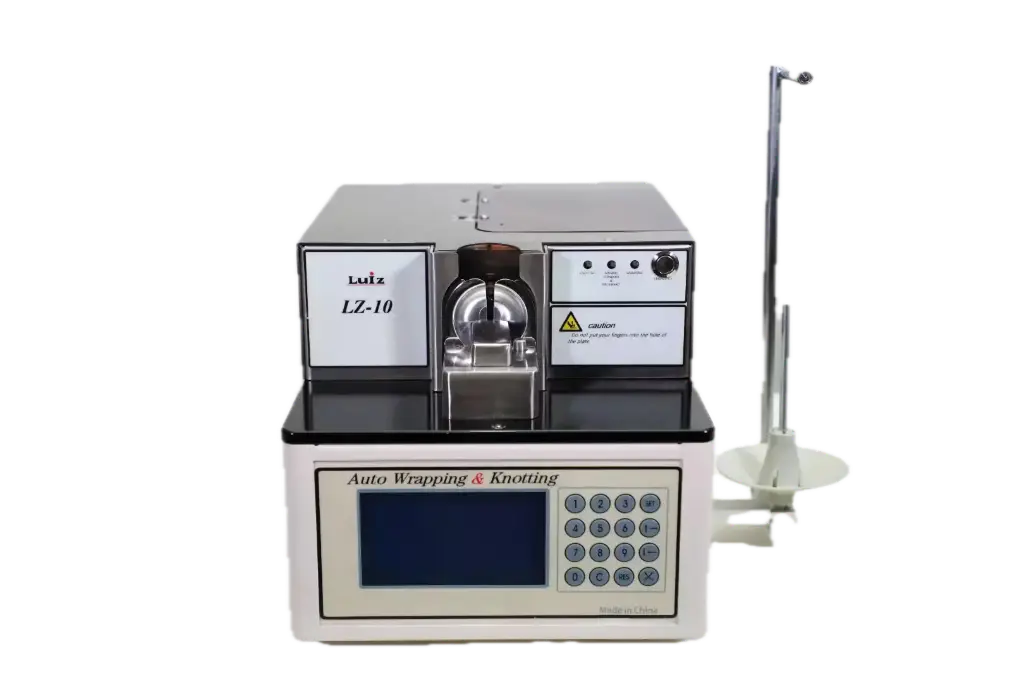 Máquina automática de enrolar botões com nó de 2 e 4 furos com linha normal Luiz LZ10