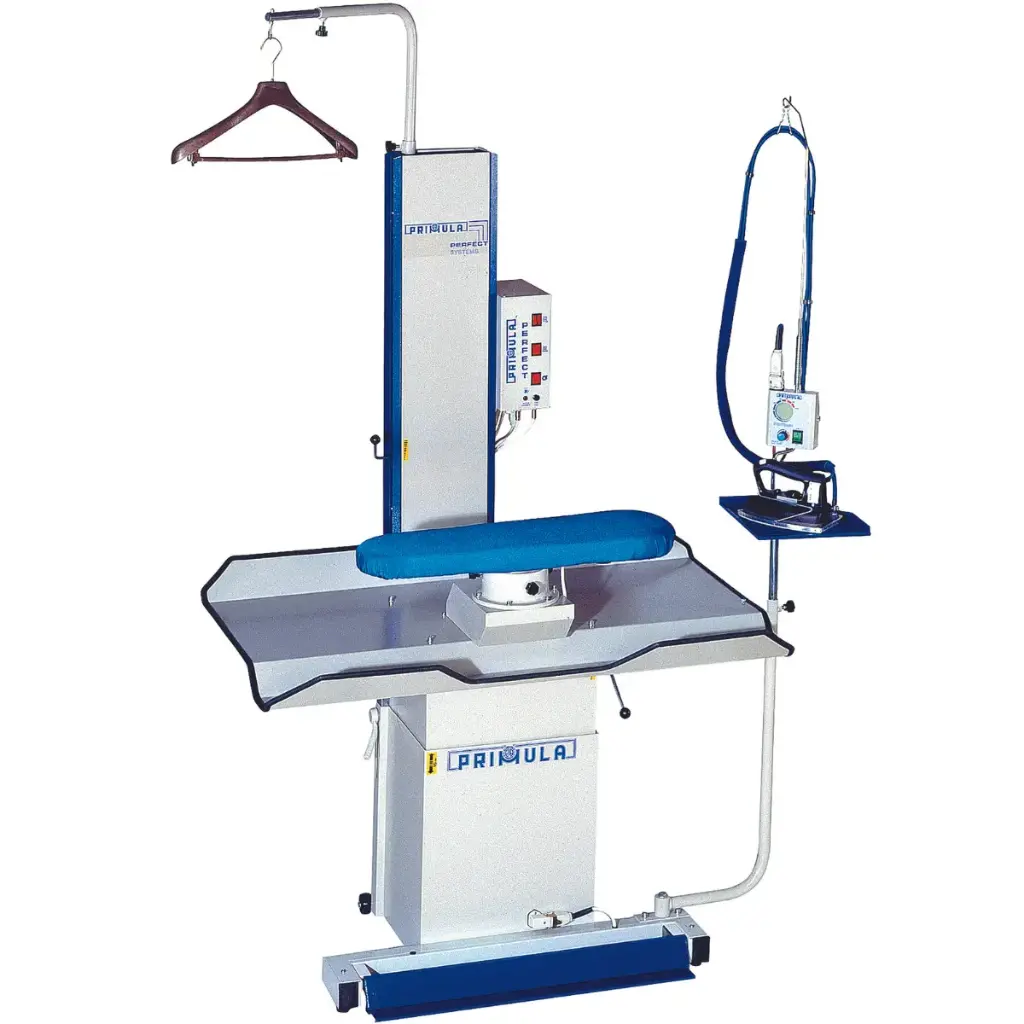 Mesa de passar com aquecimento, aspiração e insuflação Primula Perfect PFS Flex-FS/S+B