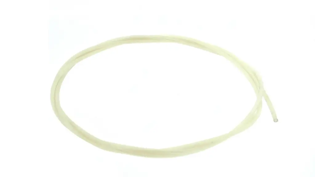 Tubo branco 3x2mm - 1 metro