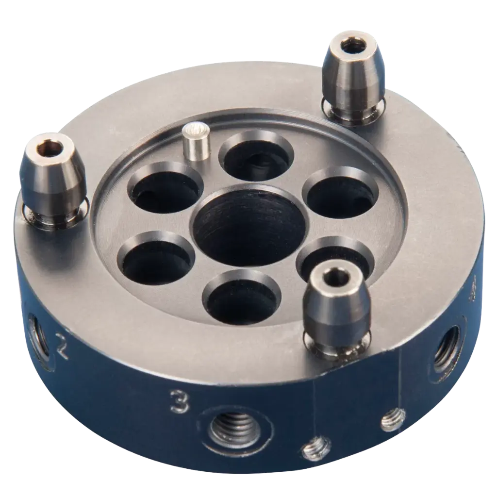 Acoplamento rápido (lado da mão presa) - diametro50 - 6 conexões de ar - máx. 20Kg