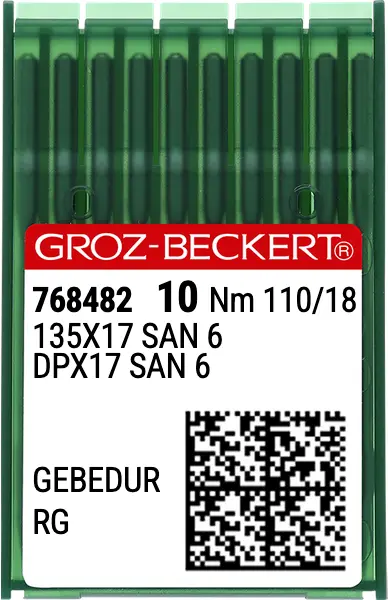 Agulhas 135X17 SAN6 - RG GEBEDUR 110