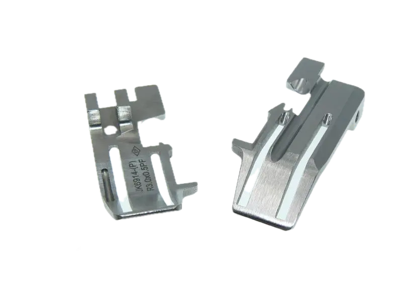 Base de calcador de 2 agulhas arrasto superior para piping 3mm EverPeak (JK6914-(P)R3.0x0.5PF)  ( 2017- )