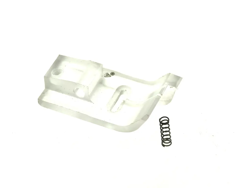 Base de calcador de zig zag transparente com guia direito para zigzag de 5.5mm Juki  /  Singer EverPeak