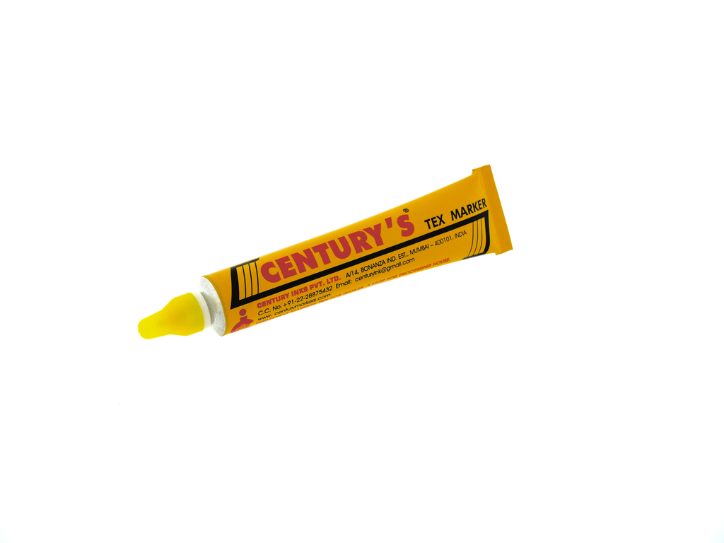 Bisnaga de tinta Century amarelo p /  marcar malha