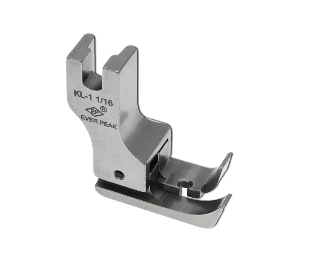 Calcador Compensador esquerdo 1.6mm tecidos finos EverPeak