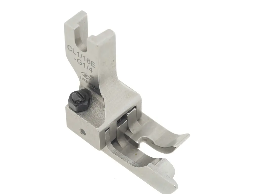 Calcador compensador esquerdo 1/16 - 1.6mm com guia a 1/4 - 6.4mm EverPeak
