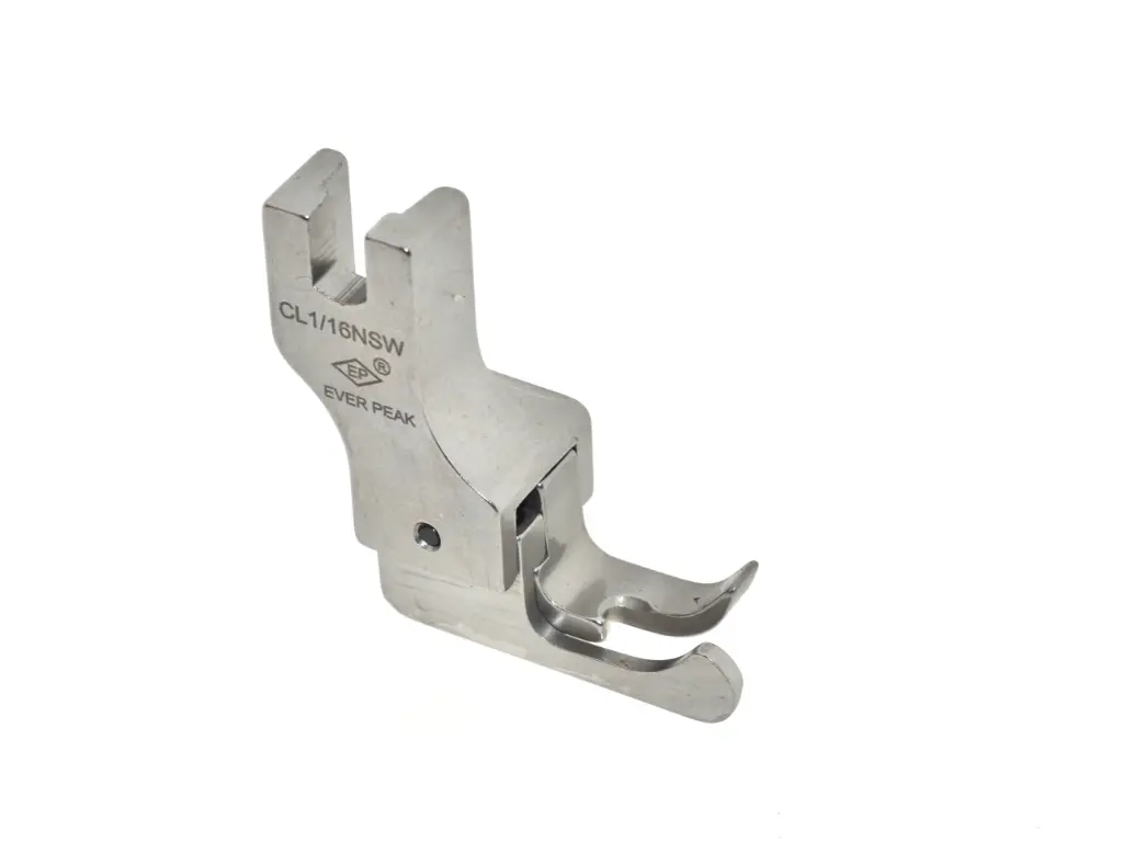 Calcador compensador 1.6mm estreito esquerdo para fechos EverPeak