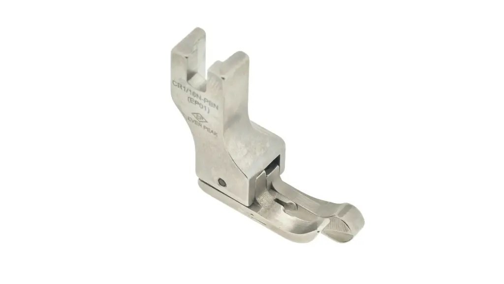 Calcador compensador direito para maquina PBN (Remate limpo) 1.6mm EverPeak