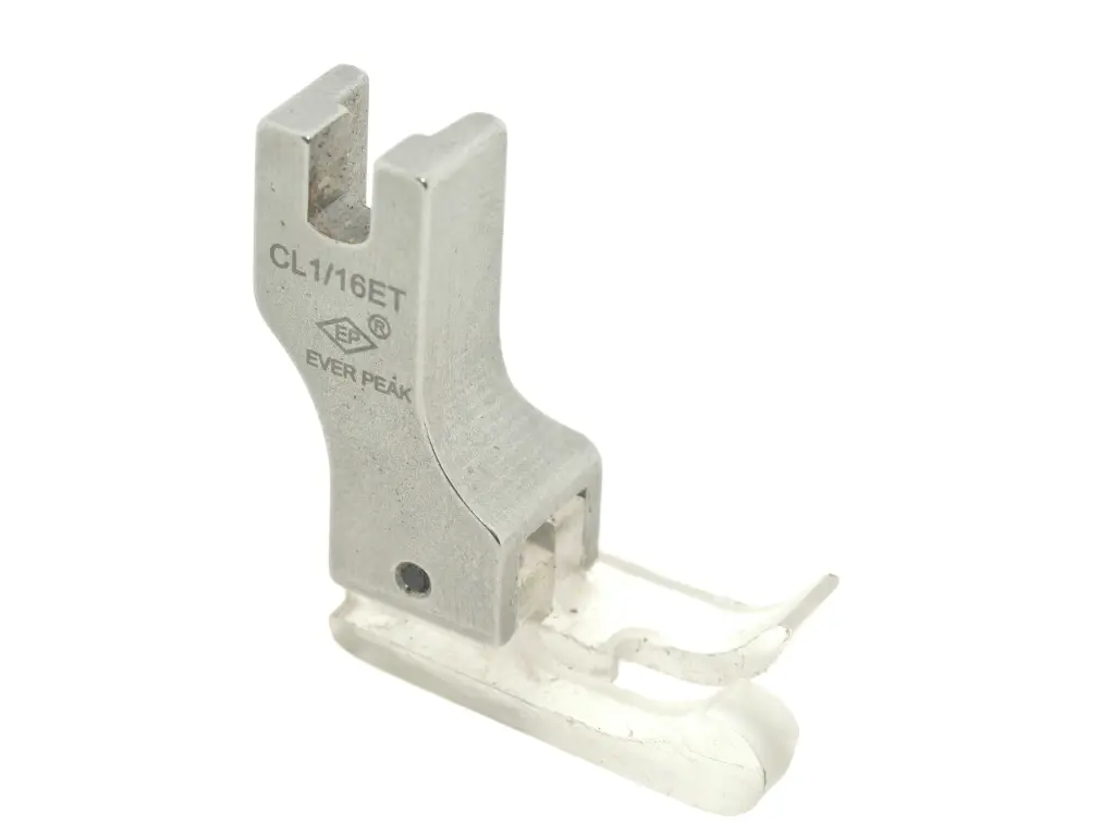 Calcador compensador transparente Esquerdo 1.6mm largo EverPeak