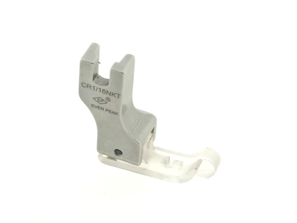 Calcador compensador transparente direito 1.6mm para finos EverPeak