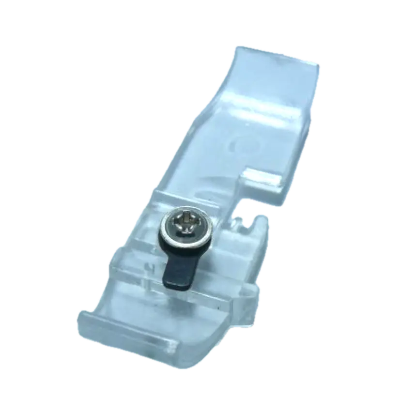 Calcador corte e cose de 2 Agulhas Transparente