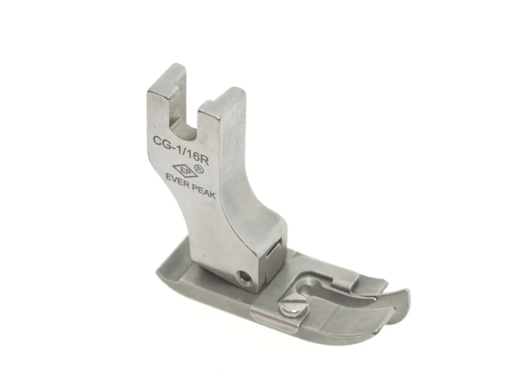 Calcador pespontar 1.6mm com guia de mola direito EverPeak