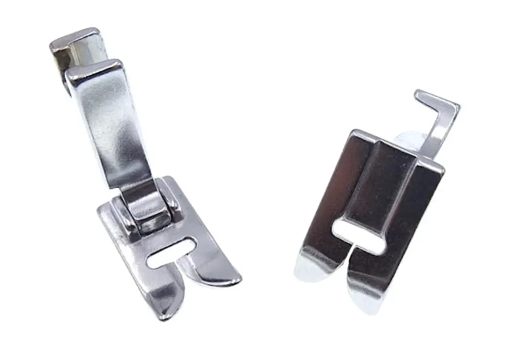 Calcador zigzag de pé alto para maquina domestica