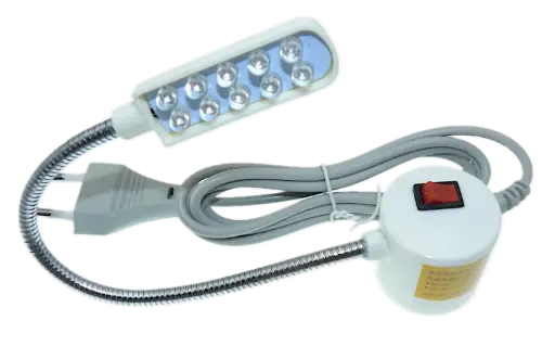[B.TD-10V] Candeeiro flexivel 10 leds ultravioleta