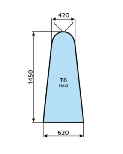 [021.01.029] Cobertura Bico de pato maxi 145cm x 62cm x 42cm aprox. 100% poliester com aperto frontal