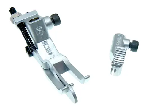 [CS.GL367X3] Conjunto de calcador de triplo arrasto com guia esquerdo a 3mm