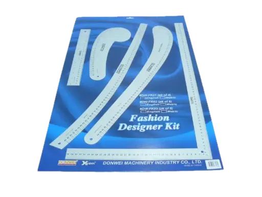 [Str.DW-FK03] Conjunto de reguas modelismo FASHION DESIGNER KIT - Aluminio