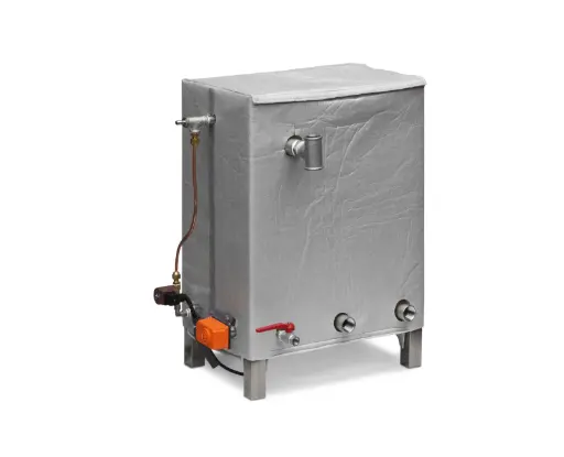 [Ghi.Z24A05] Deposito de recuperação de condensados de 83 Lt de capacidade em aço inox, com diversos componentes para trabalhar com o gerador MAXI 60