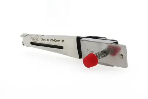 [UMA.15-20/10M] Embainhador  /  guia de coloretes virar a meio 20 / 10mm-3AG