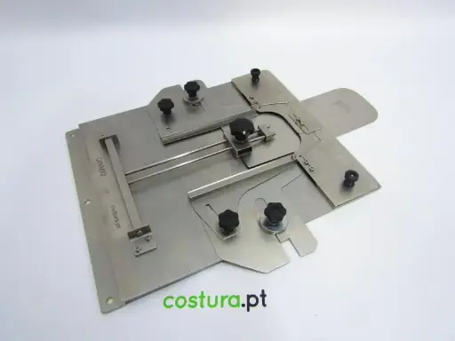 [CPtex.54] Equipamento com ângulos reguláveis, matriz deslizante suporte base para prensa rotativa para vincar bolsos - GRVMR2