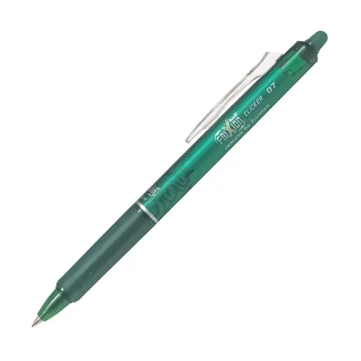 [Pil.FrixClick1] Esferografica clicker Frixion Pilot 0.7mm ( Sai com vapor ) Verde