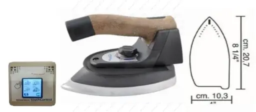 [Rot.E-EC-420/1] Ferro a vapor eletrónico 1250 W