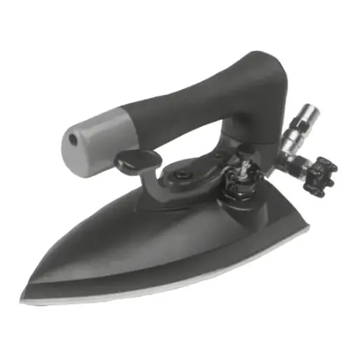 [Rot.LG-300] Ferro em alumínio base standard, com aquecimento a vapor Rotondi Mod. LG-300 - Dimensões: 202x100 mm, peso 1,2 Kg. Não inclui tubos de ligação.