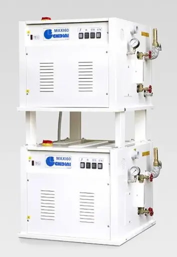 [Ghi.Maxi60Combi] Gerador de vapor Ghidini MAXI 60 combi, com caldeira em Aço INOX 304 de 55 litros ( 4x 30kw) 158 Kg / h com regulação ajustavel de 4 a 8.5 BAR