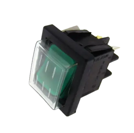 [Ghi.43A020] Interruptor verde com led da caldeira 16A 250V Ghidini SUPER 6KW, 12BAR -  84513000