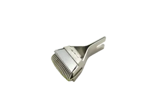 [GS-1] Lamina para cortar linha com mola para segurar a linha