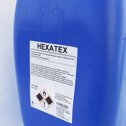 [Hexatex-200L] Liquido de limpeza Hexatex UN 1993, Liquido Inflamavel, n.s.a., (Contém Isopropanol), 3, III - 200Litros