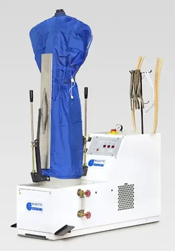 [Ghi.Majestic.A] Manequim Ghidini Majestic A, completo com caldeira a vapor elétrica e automática (9,3 - 10 ou 13,5 kw), bomba de água, cartão