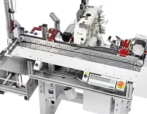 [Sip.PH100CH-Sip] Maquina de costura 3 agulhas ponto cadeia , cabeça Kansai com automatismo para fazer bainhas de bolsos