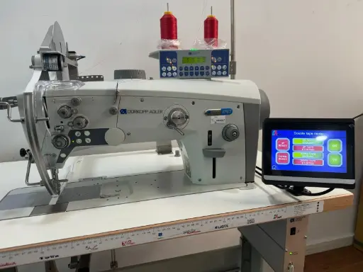 [Cptex.by-ZF] Maquina de costura Durkopp 1767 com suporte de rolos electrónico CPTex by ZF