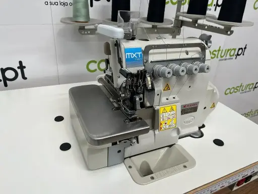 [Pg.MXT3216] Maquina de costura corte e cose arrasto superior Pegasus MXT3216 / 03 / 333-5X5 / KH / D232 motor servo DD, PL, LC, Sensor