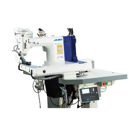 [Jk.MS1261AFNDWS-BB4] Maquina de costura inglesa Juki MS1261AFNDWS, com tampo, bancada e motor