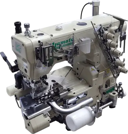 [Ym.VG2735P] Maquina de costura meter cintos em anel Yamato VG2735PR-356M-08 / UTA34, com motor servo, bancada e tampo nacional
